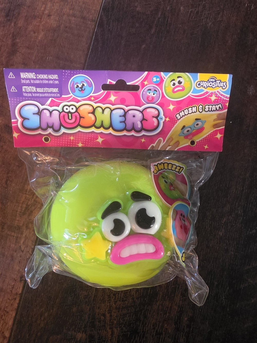 ORB Curiosities Smushers green squishy viral sensory fidget toy